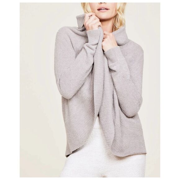 Barefoot Dreams CozyChic Lounge Cardigan Beach Rock XL NWOT - Picture 3 of 10